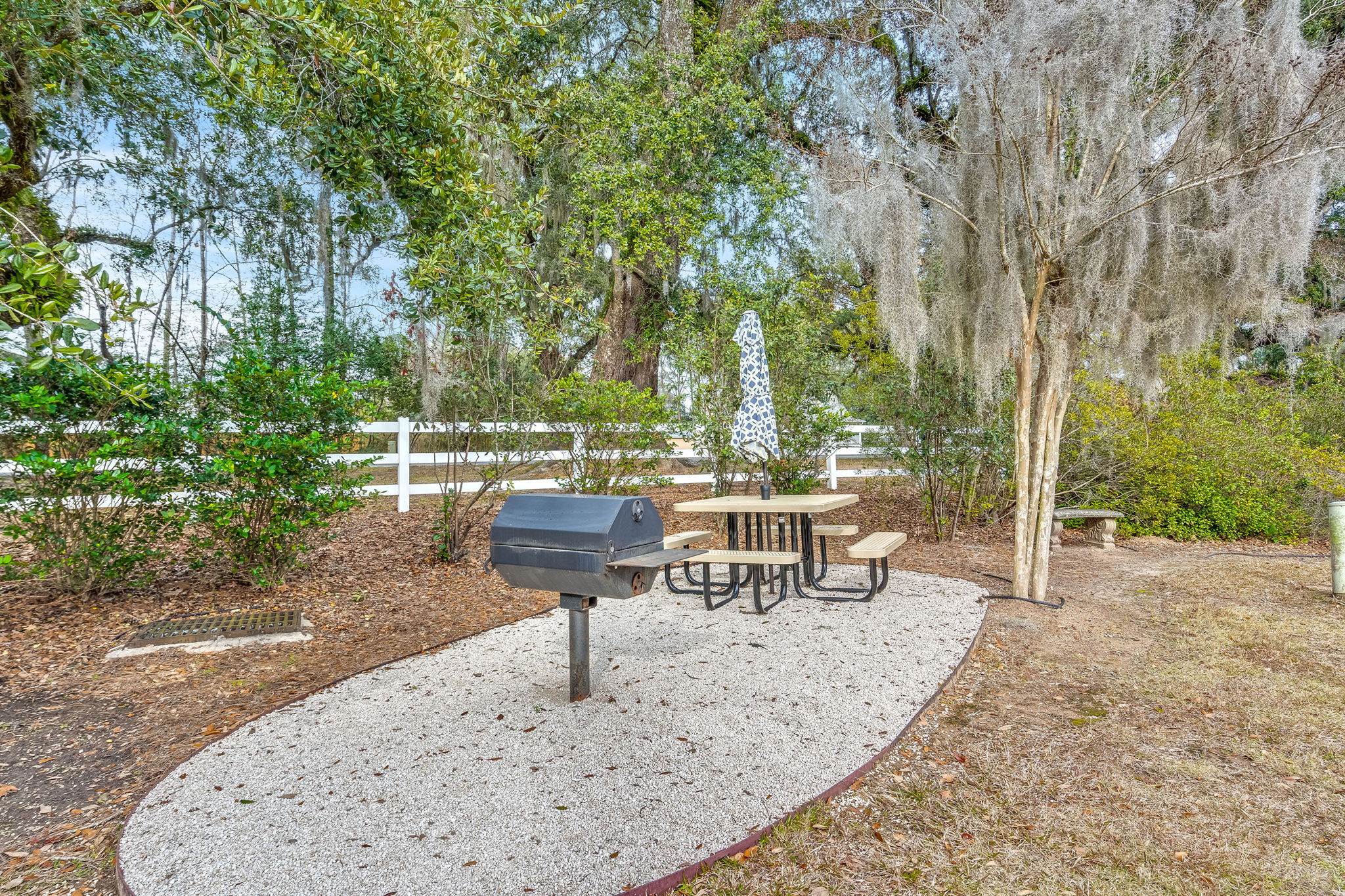 Picnic and grilling area
