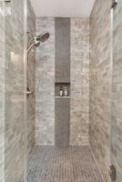 Luxury tile shower