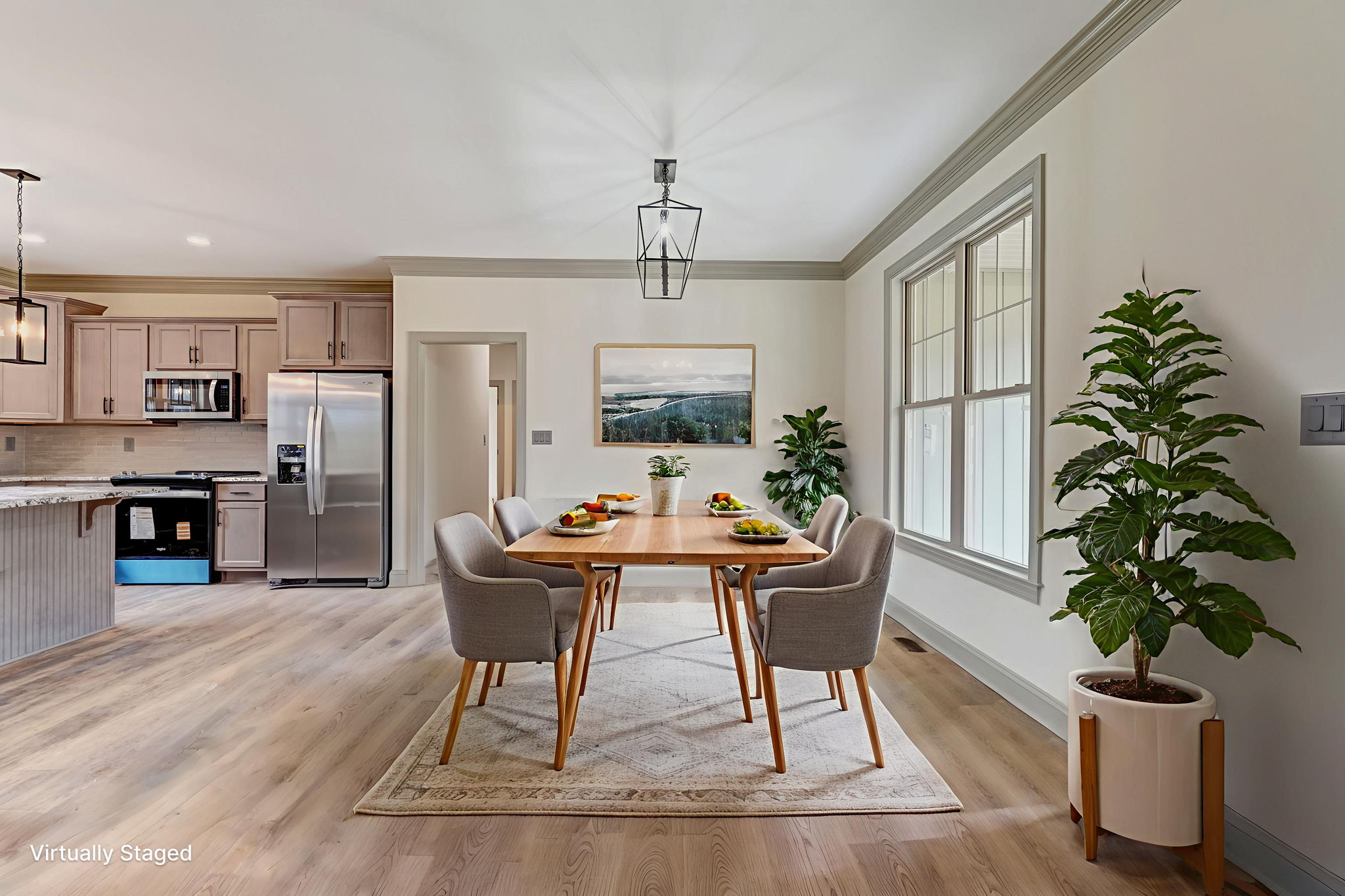 Dining Room Virtually Staged