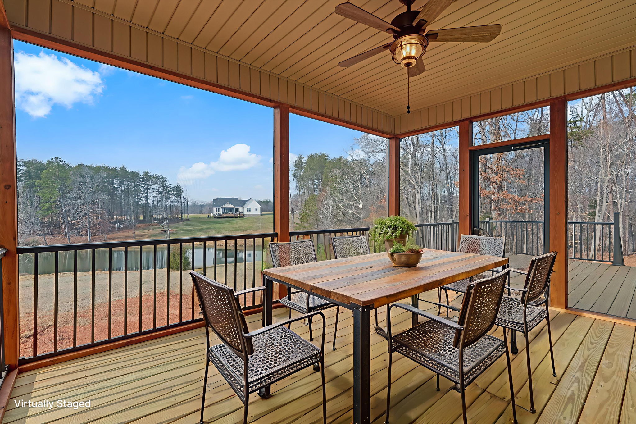 Sun Porch Virtually Staged