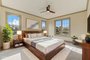 Primary Bedroom Virtually Staged