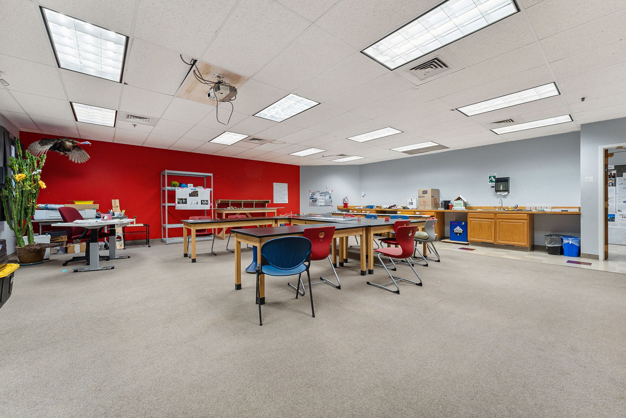 Red Classroom #2 with Window