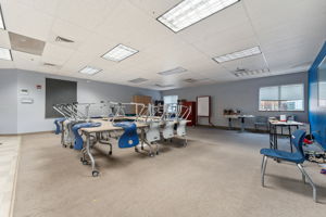Grey Classroom With Window