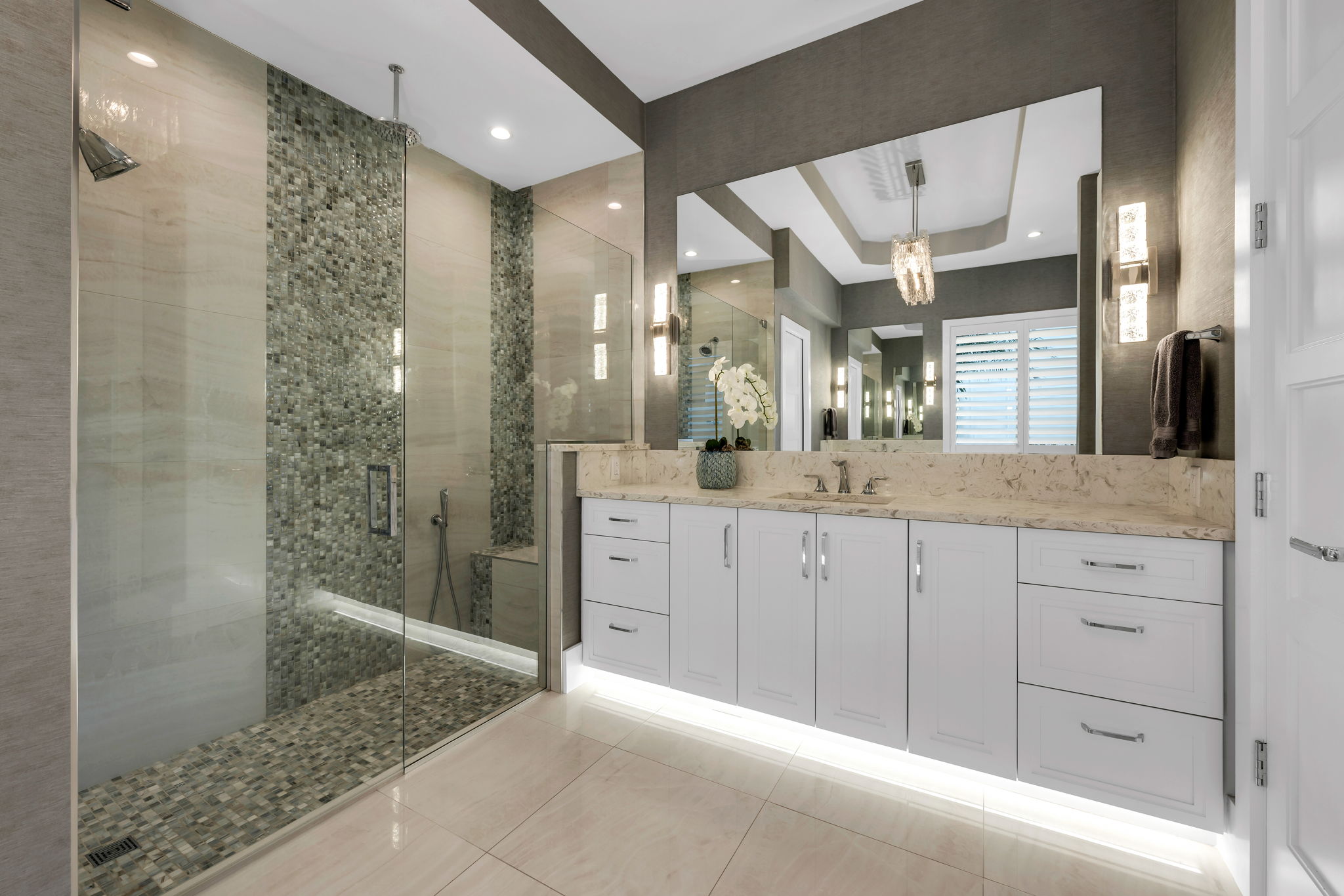Master Bath - Vanity and Shower