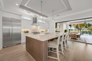 Breakfast Bar - Kitchen - Doors Open