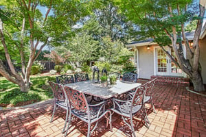 Backyard Brick Patio