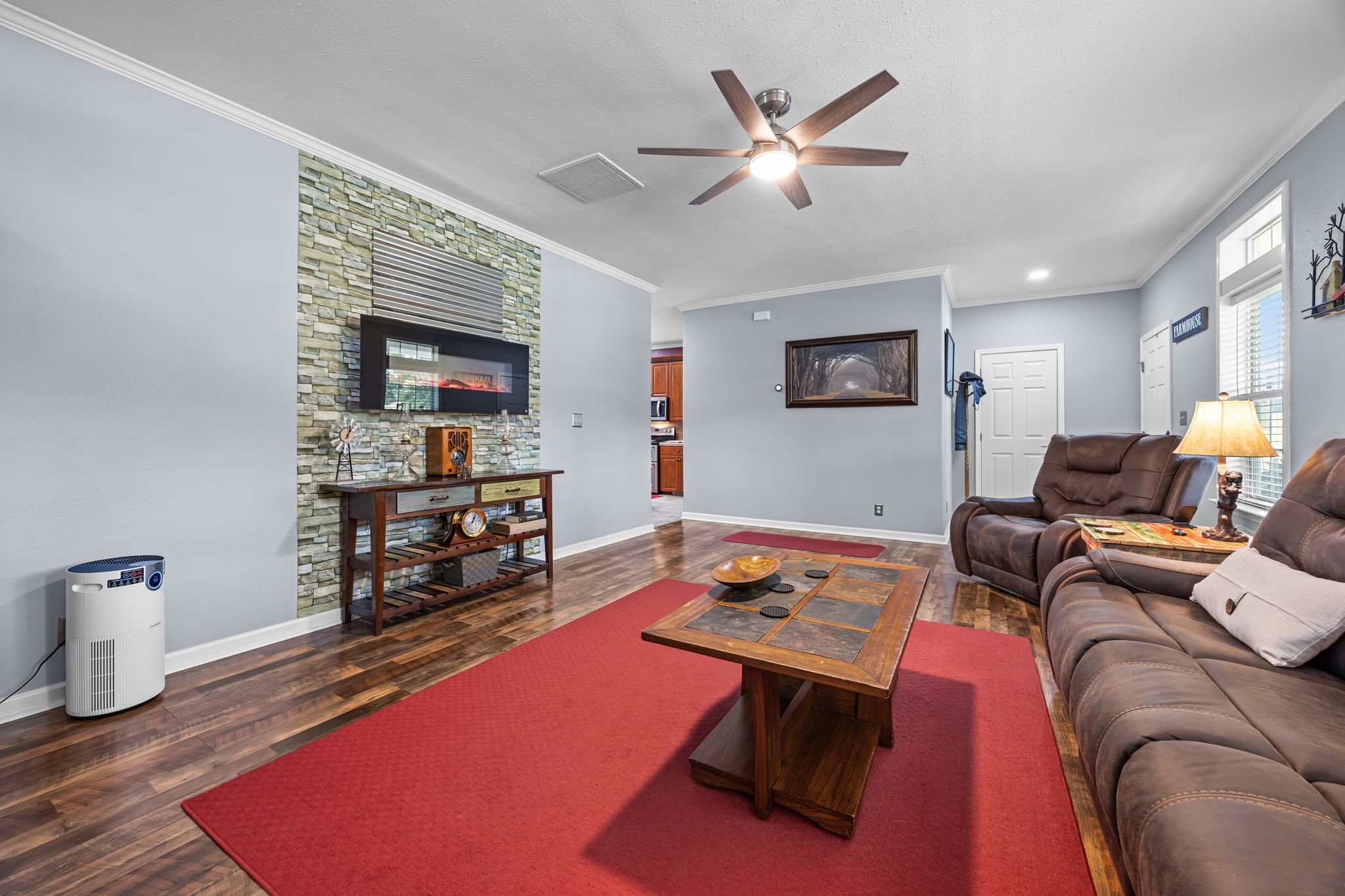 Living Room/Electric Fireplace