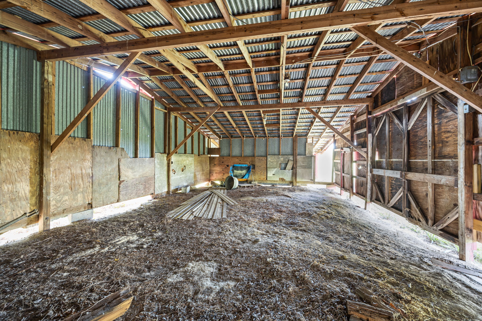 Inside Storage Barn