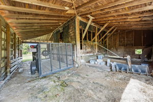 Inside Horse Barn