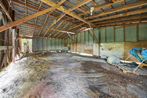 Inside Storage Barn