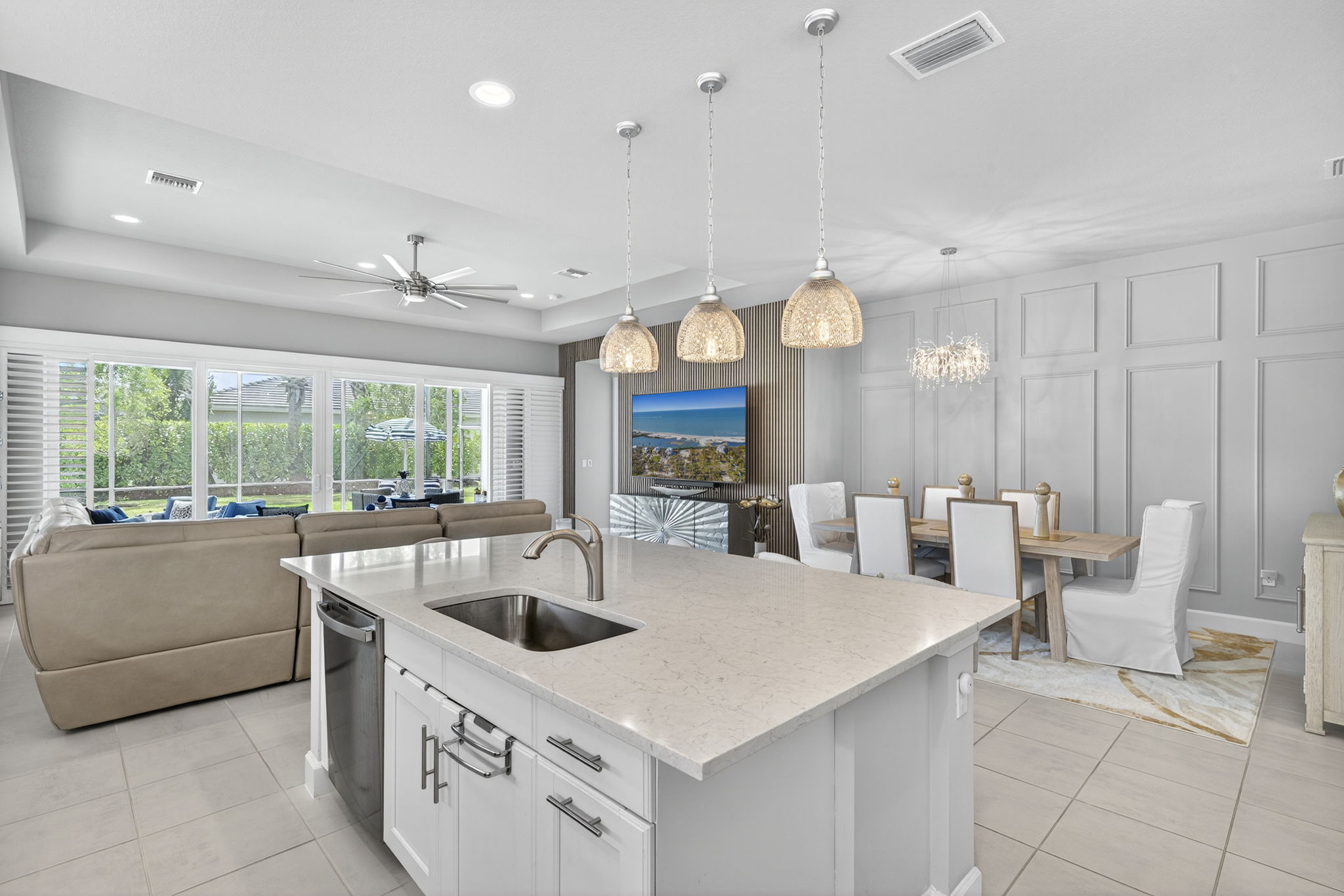 PLENTY of counter space and storage here in all the upgraded cabinets!