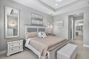 Area rug conveys! You will smile every morning waking up in this primary suite!!!