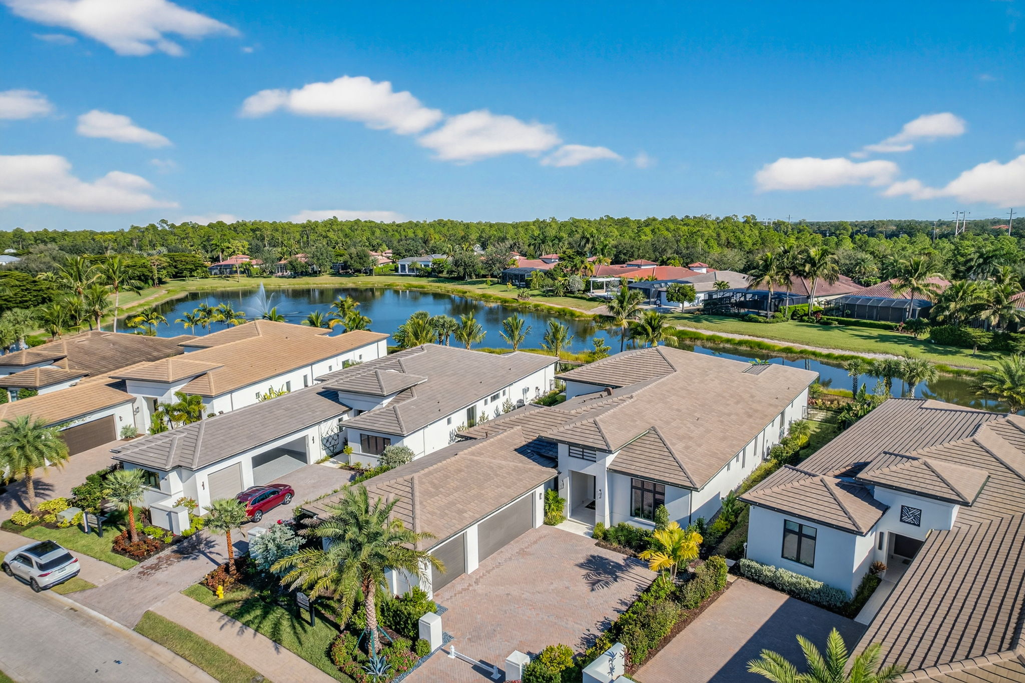 Aerial Front Exterior 1