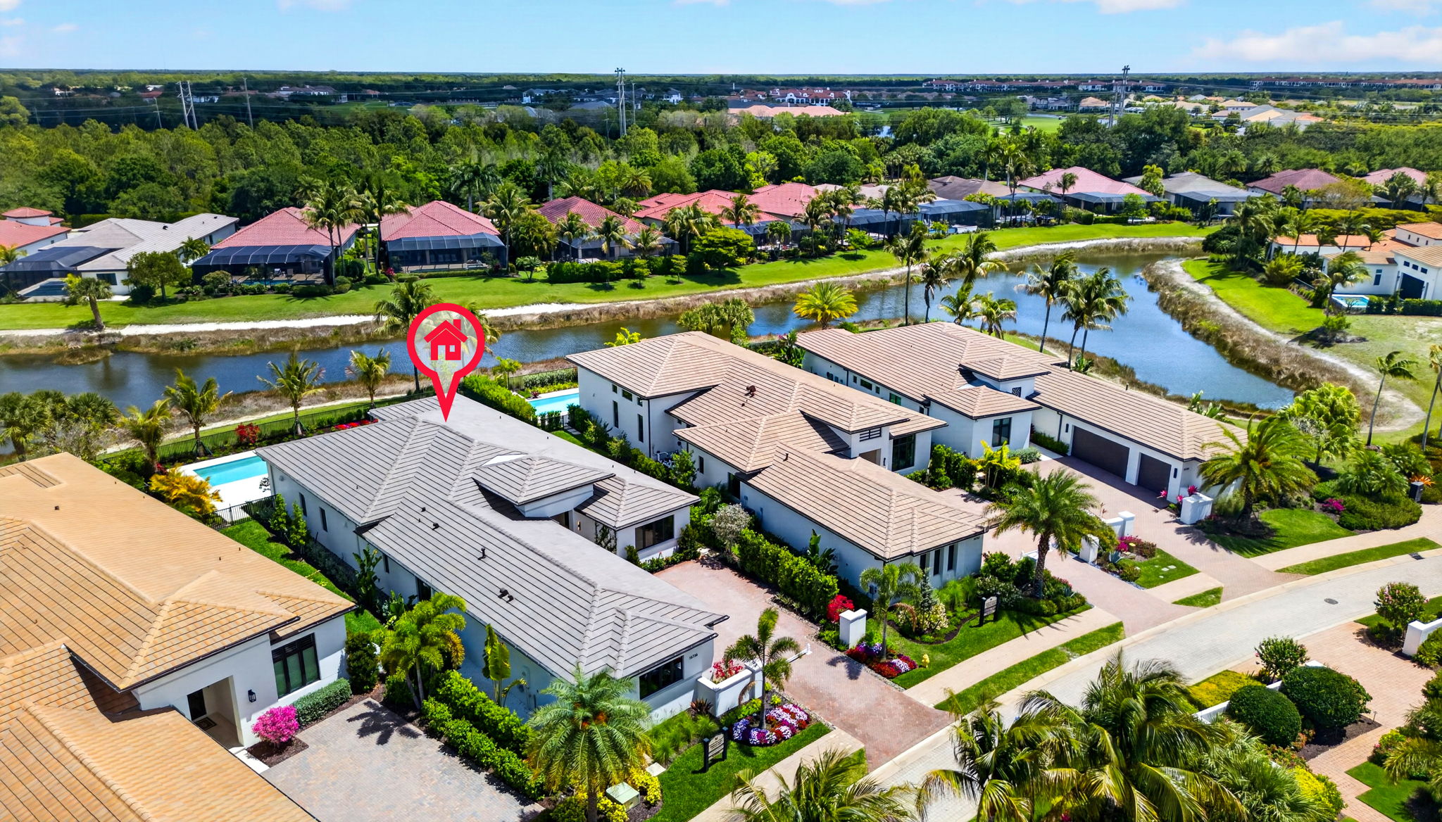 Aerial Front Exterior 2 - marker