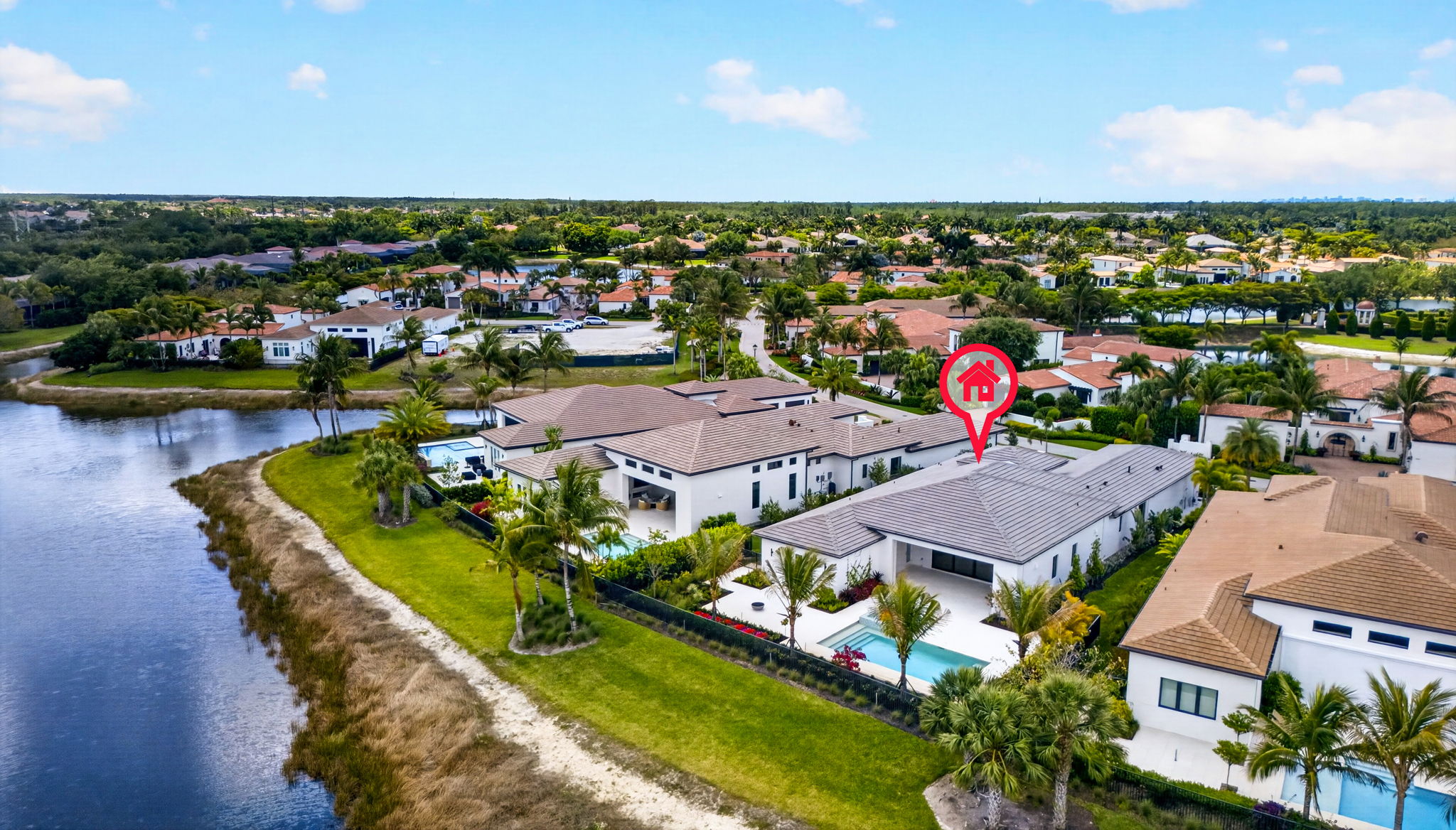 Aerial Rear Exterior 2 - marker