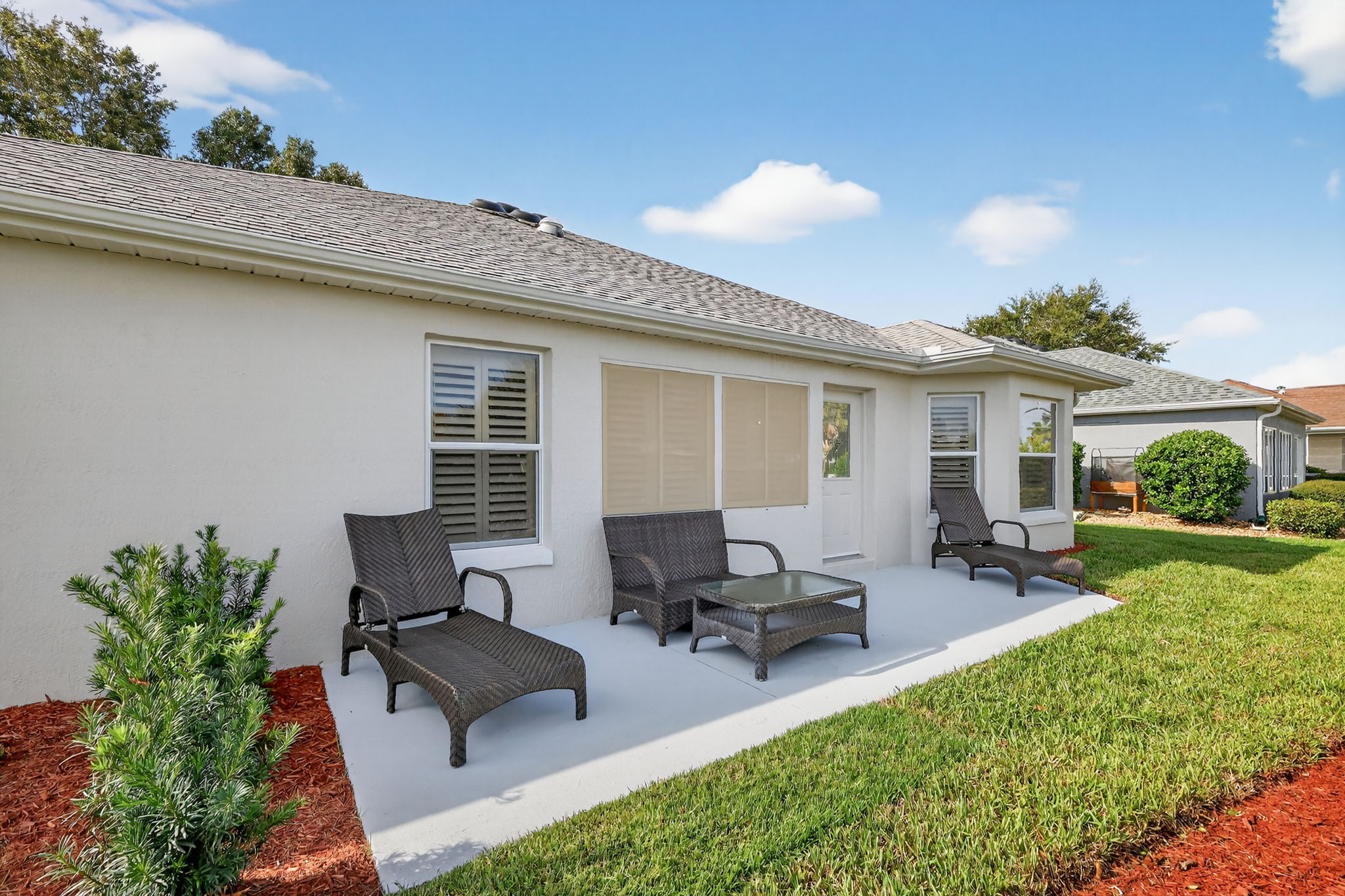 Rear Patio