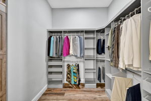 Primary Bedroom Custom Walk-In Closet