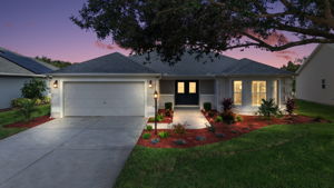 Twilight Front Elevation