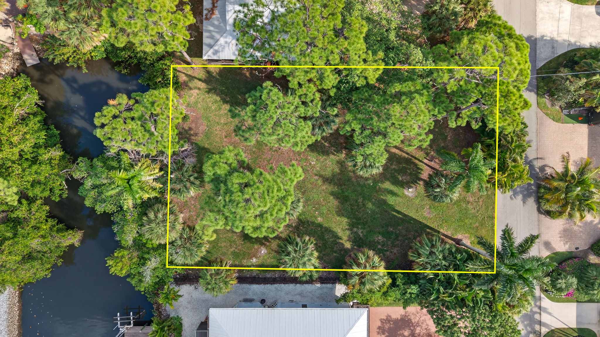 Aerial Overview - lot line