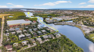 Aerial Rear Exterior 2 - lot line gulf