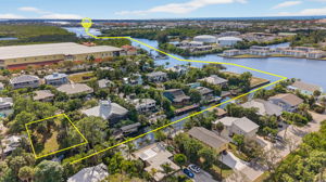 Aerial Rear Exterior 3 - lot line gulf