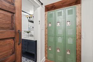 Built-In Storage Lockers