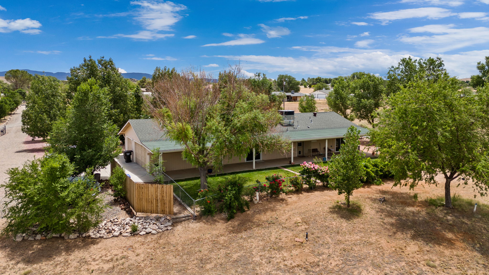 Aerial Back of Home