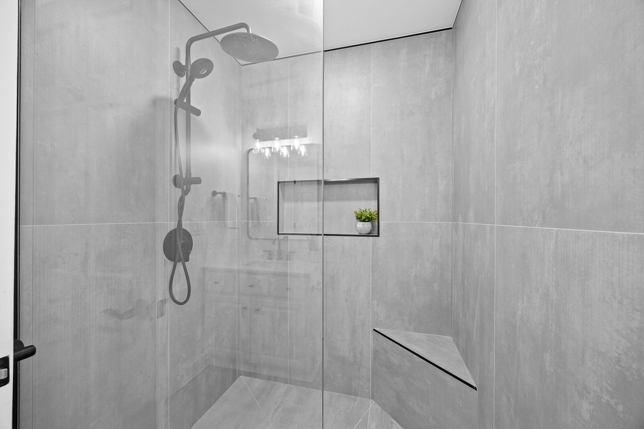 Primary Bathroom shower-Logan