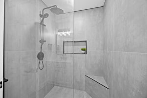 Primary Bathroom shower-Logan