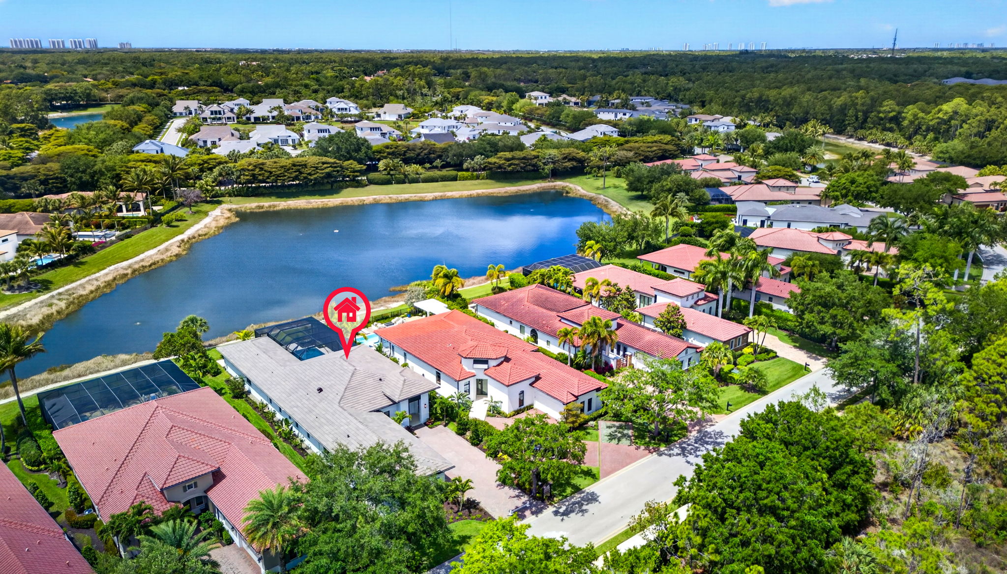 Aerial Front Exterior 3 - marker