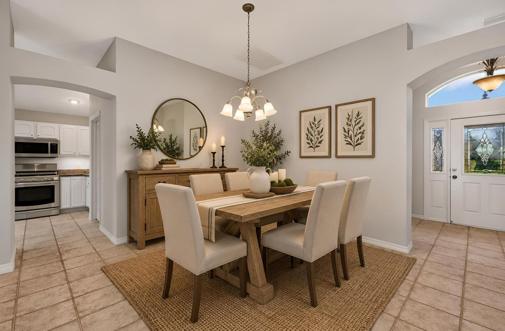 Dining Room-Virtually Staged