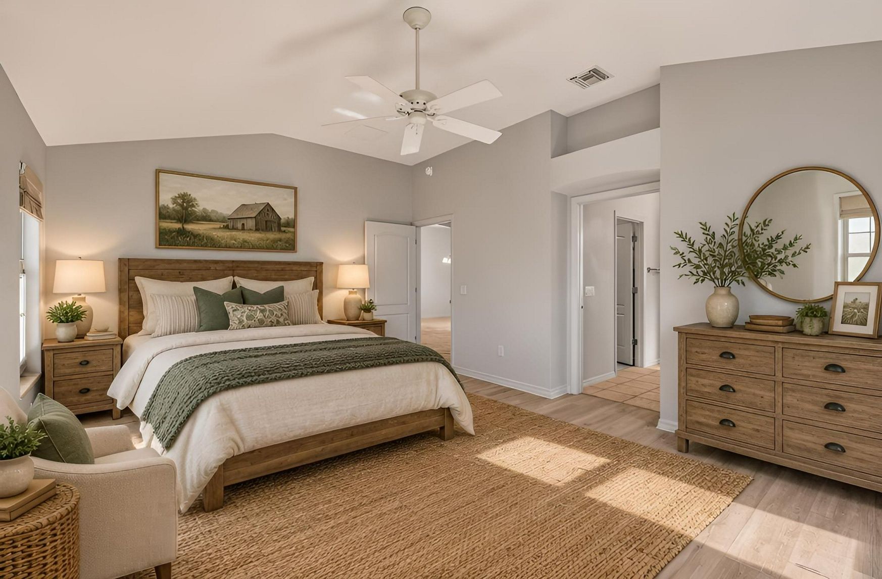 Primary Bedroom-Virtually Staged