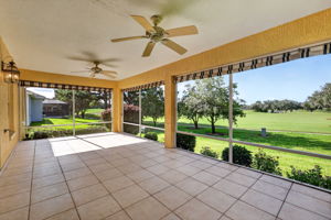Spacious Lanai with GOLF and WATER VIEWS!