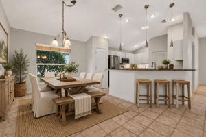 Kitchen and Dinette-Virtually Staged