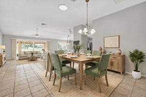 Living and Dining Rooms-Virtually Staged