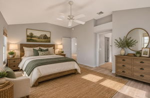 Primary Bedroom-Virtually Staged