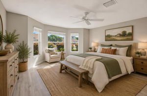 Second Bedroom-Virtually Staged