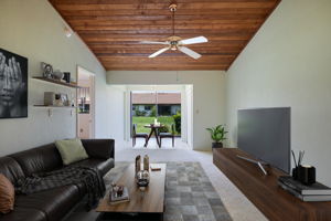 Virtually staged great room