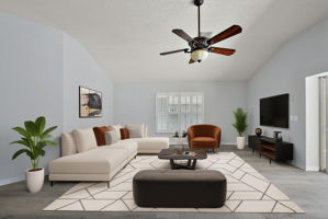 Virtually Staged- Living Room