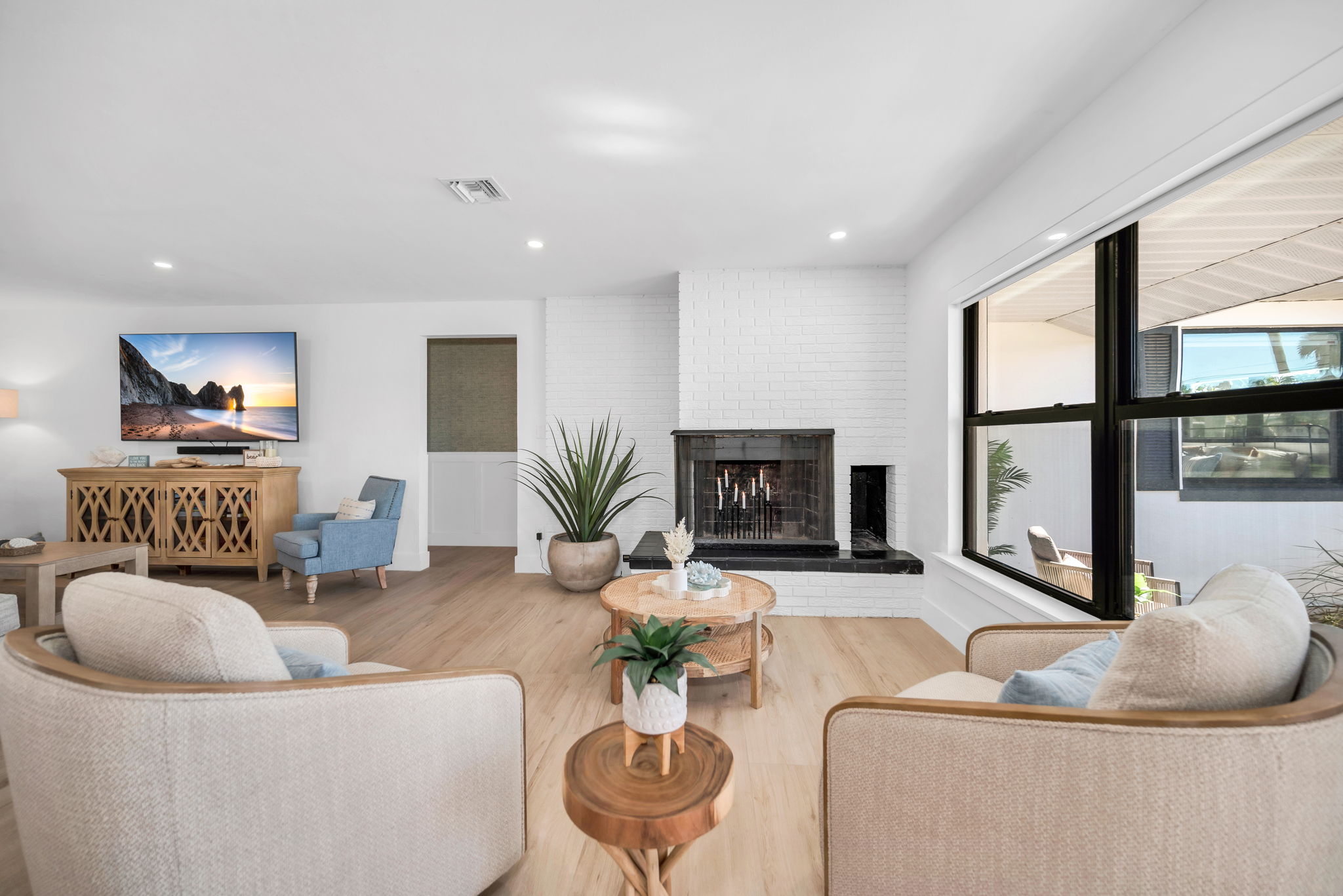 Fireplace Seating View 2