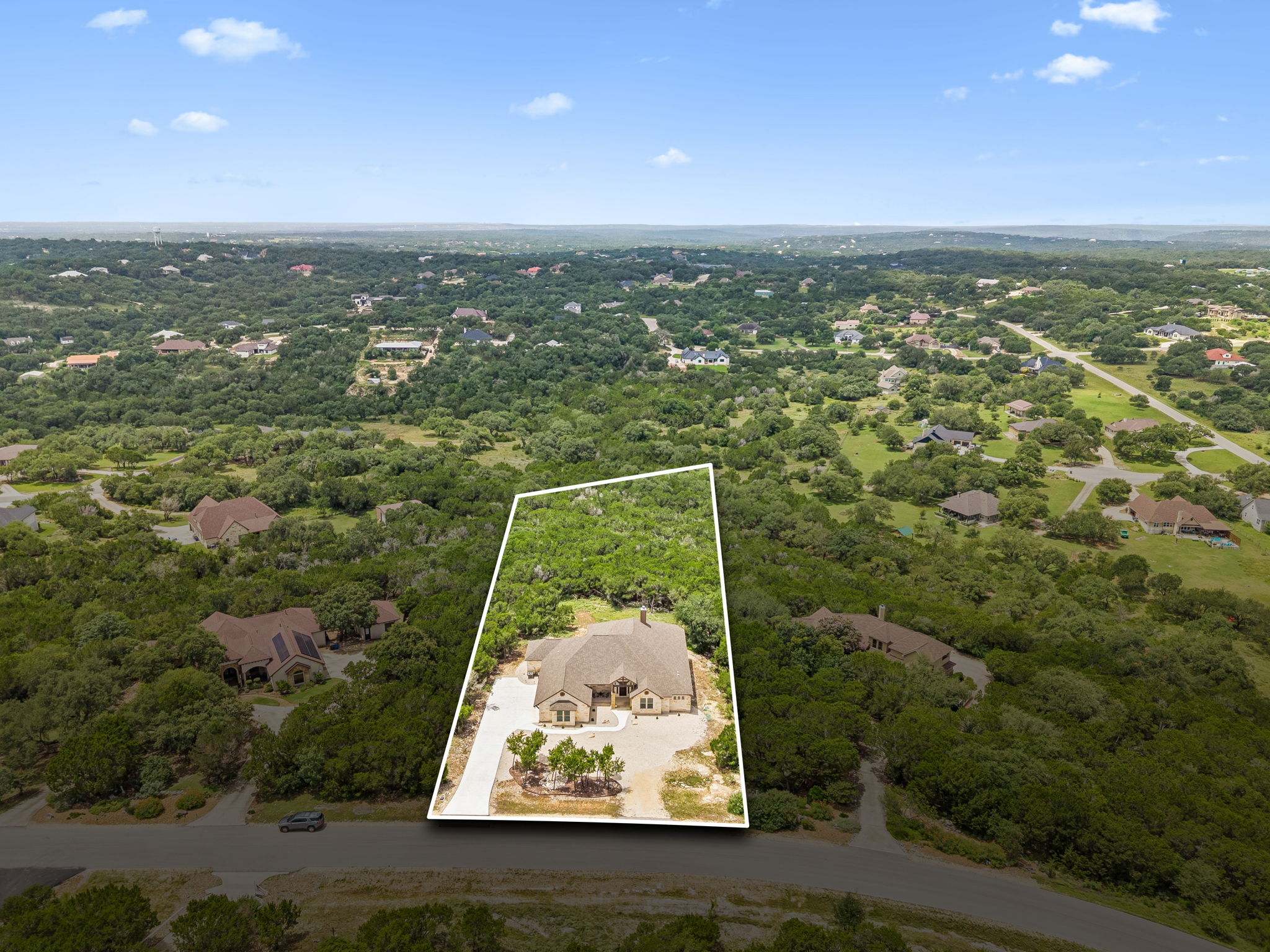 Approximate property boundary.