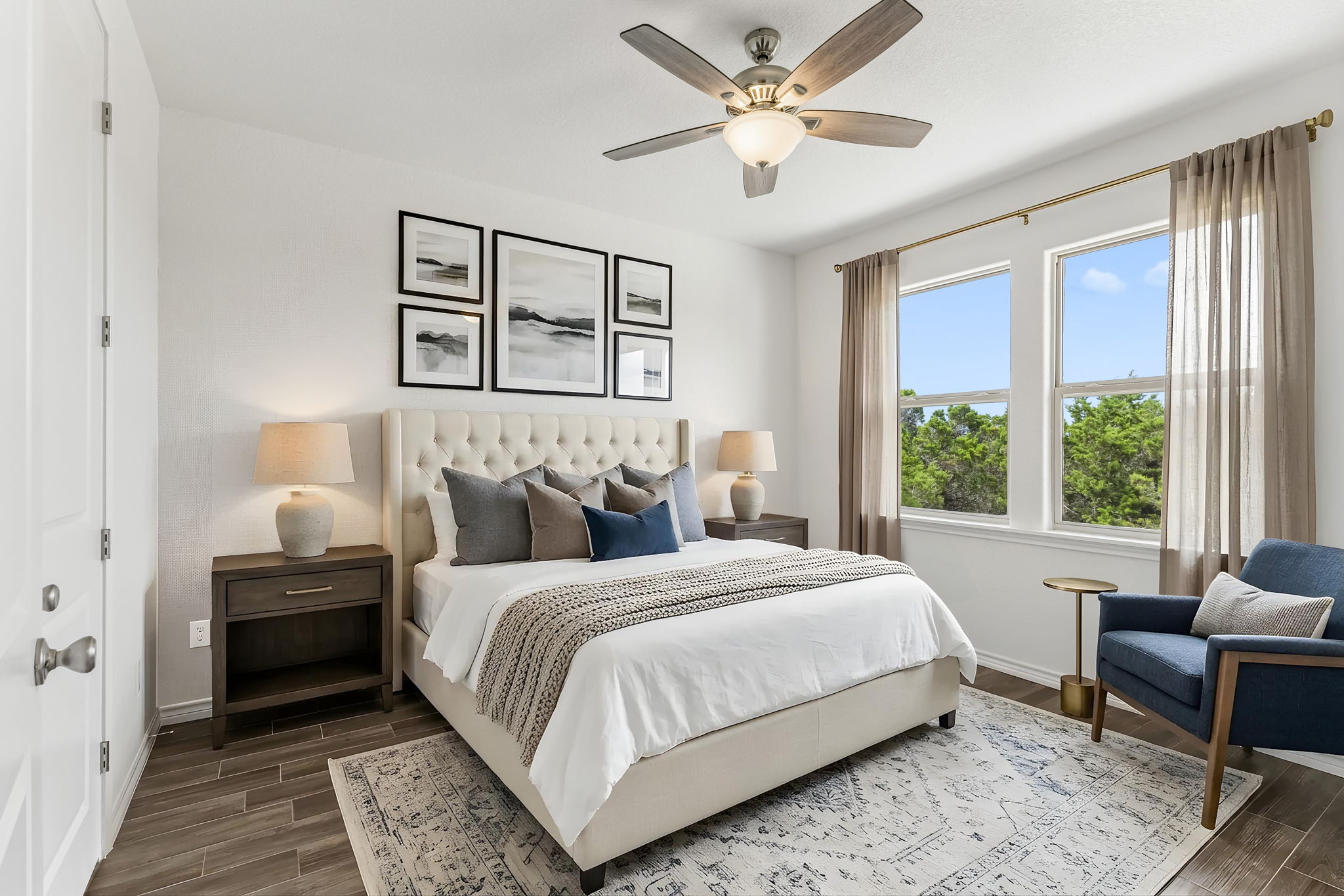 Guest bedroom number 2- Virtually staged.