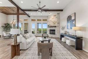 Spectacular views from the living areas.