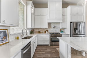 Plenty of storage and prep space.