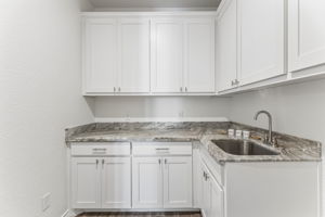 Laundry room.