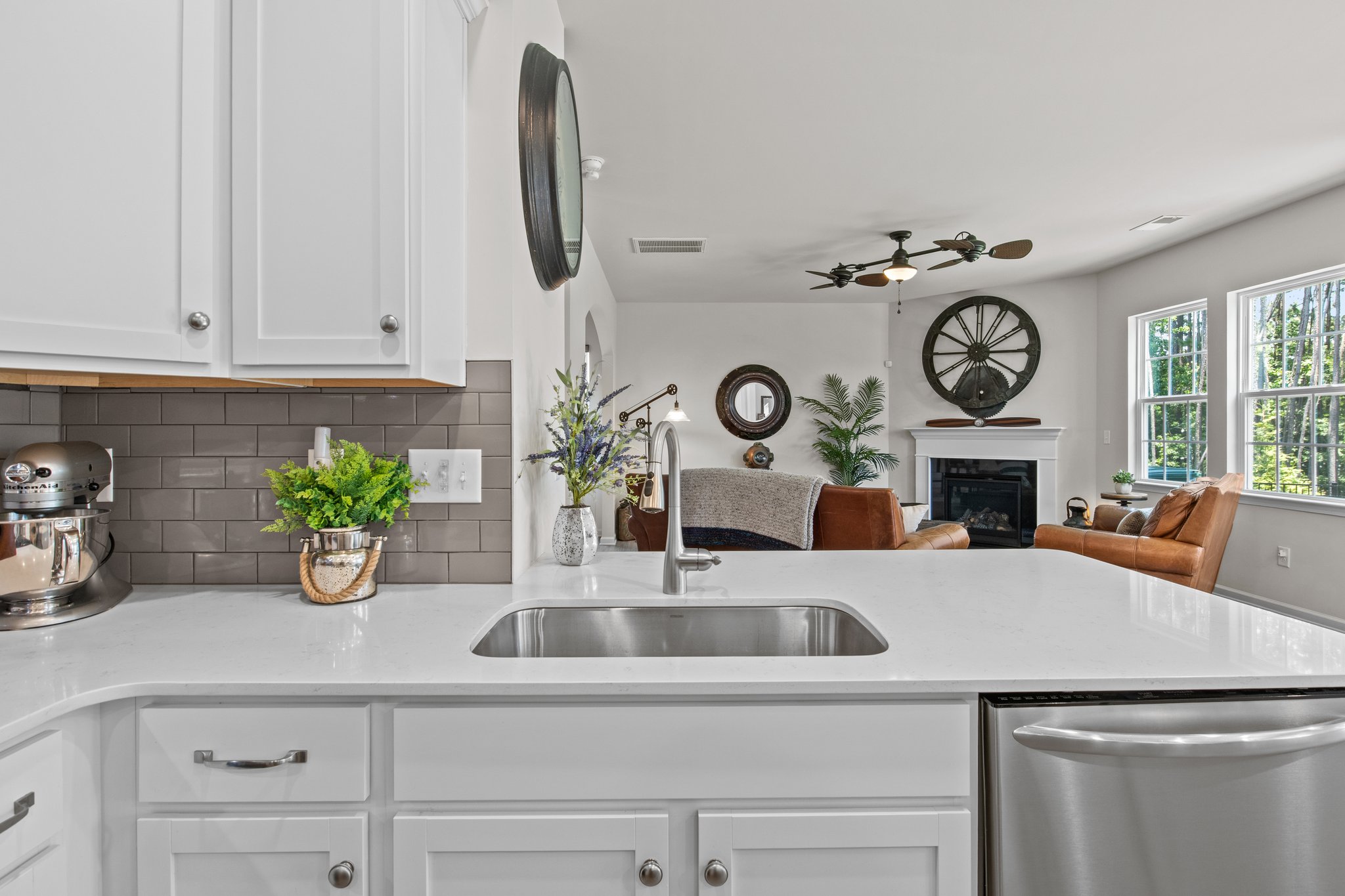 Open kitchen space