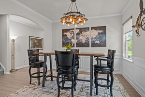 Another view of the dining room on the main floor