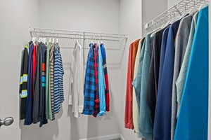 Walk in closet in bedroom 2