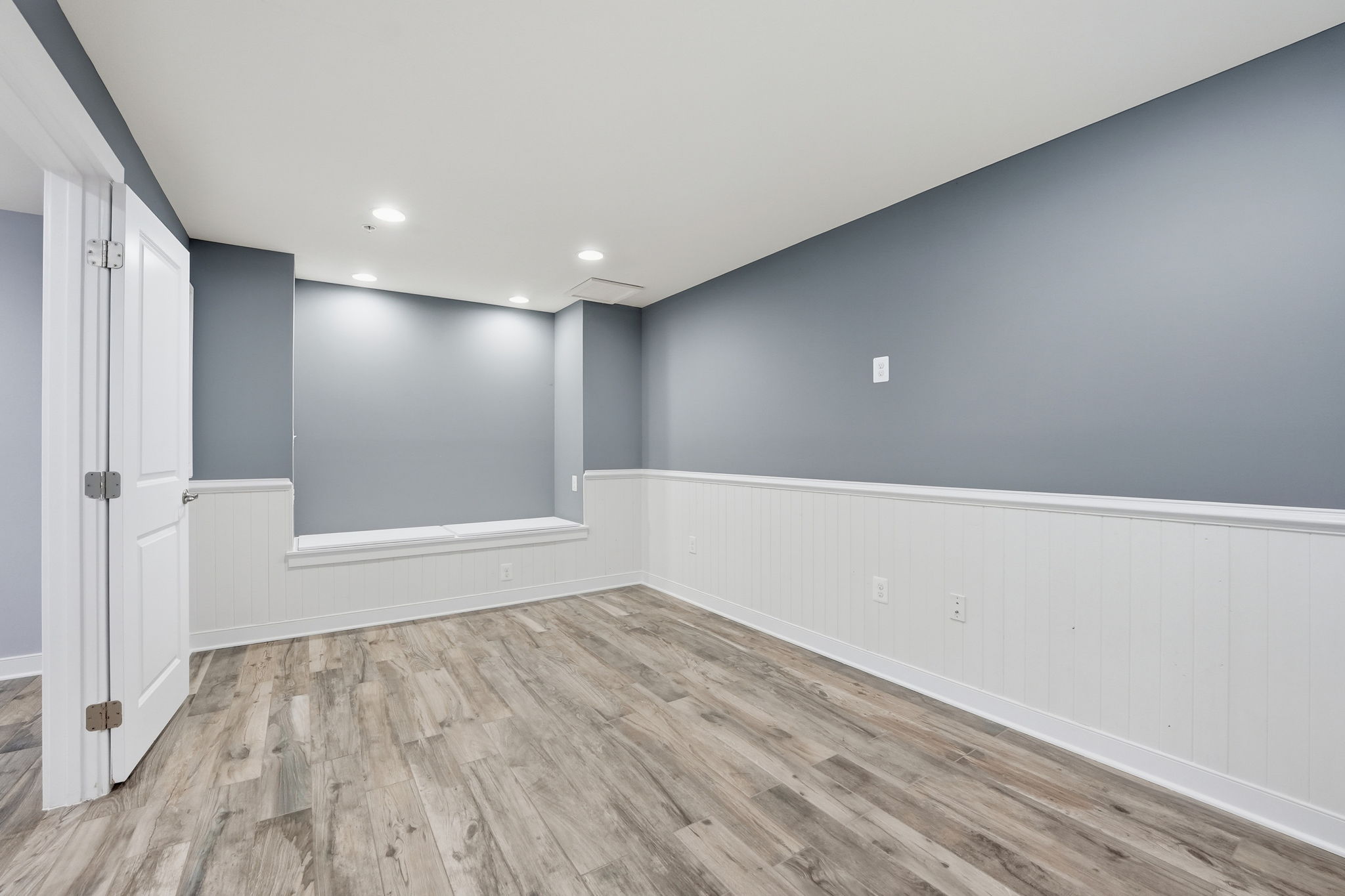 Media Room w/ Cedar Storage