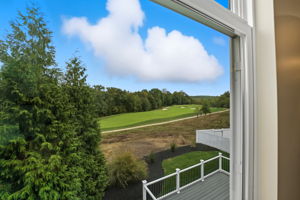 and golf course view